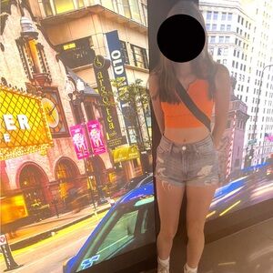 aeropostale denim shorts